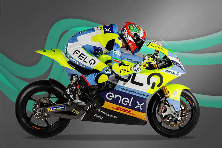 Nuovi colori per un altro anno in pista con il Team MotoE Gresini Racing!