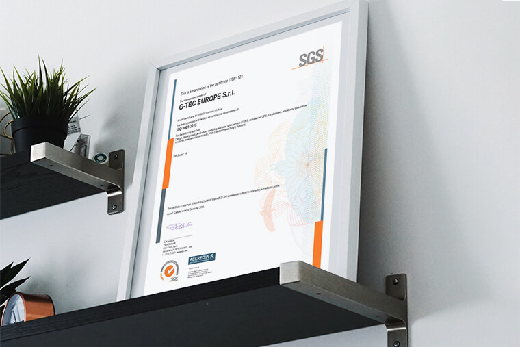 GTEC ottiene il rinnovo della certificazione ISO 9001-2015